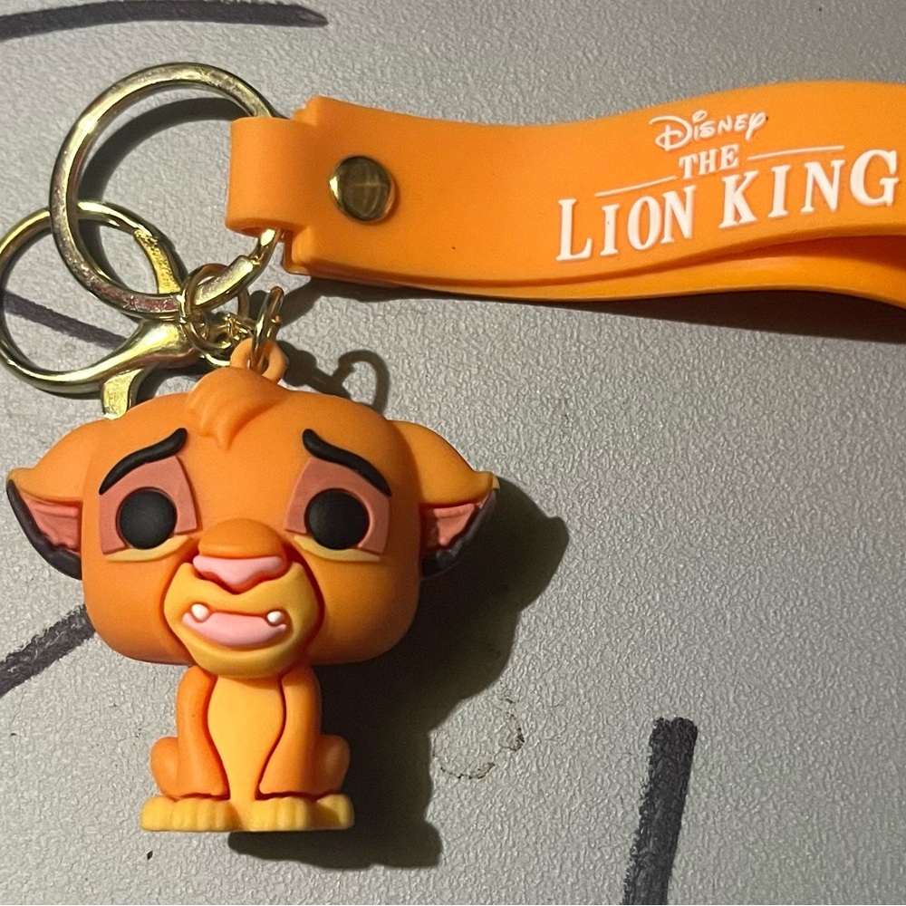 Disney The Lion King Orange Keychain